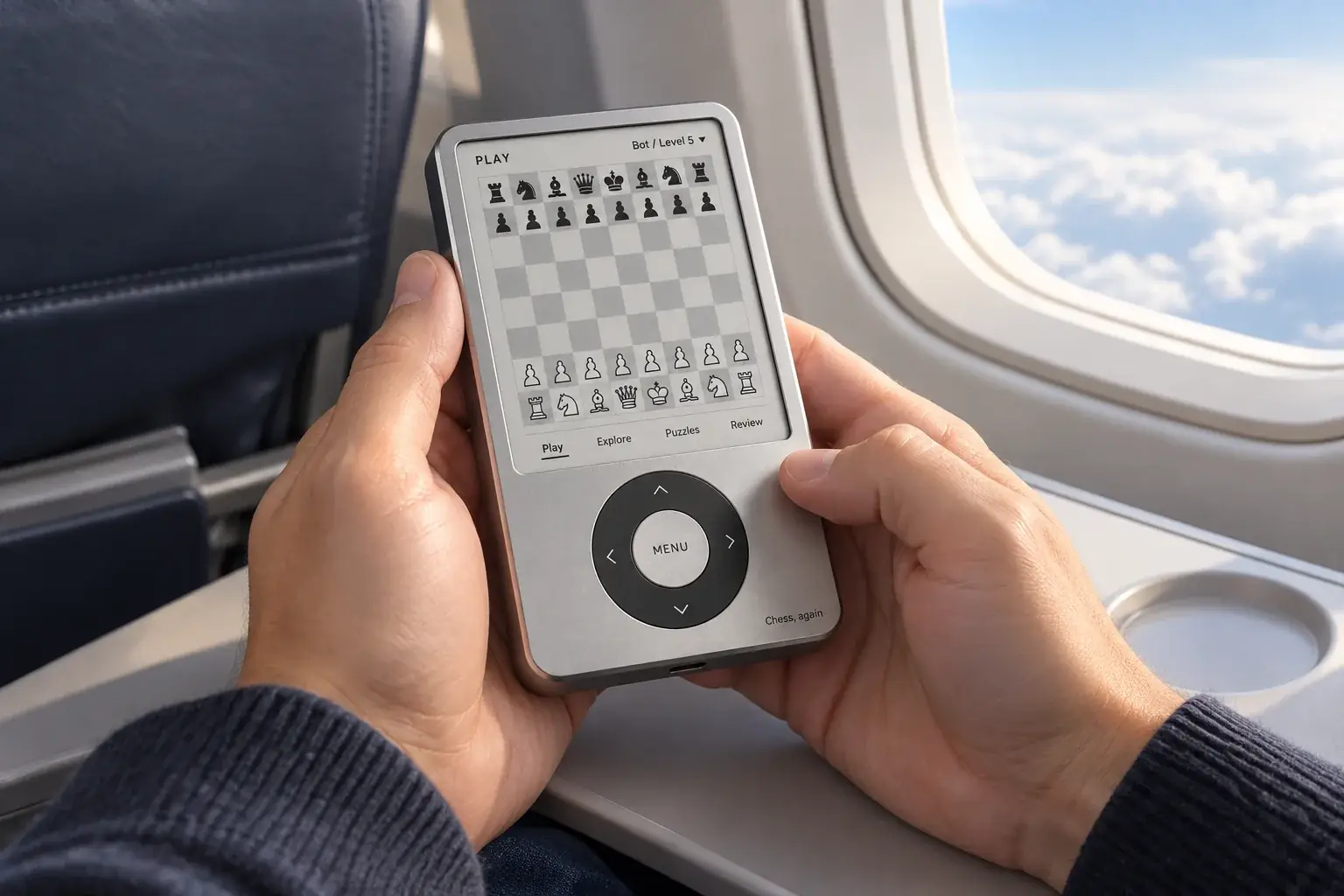 Concept render of Chess, again during a flight
